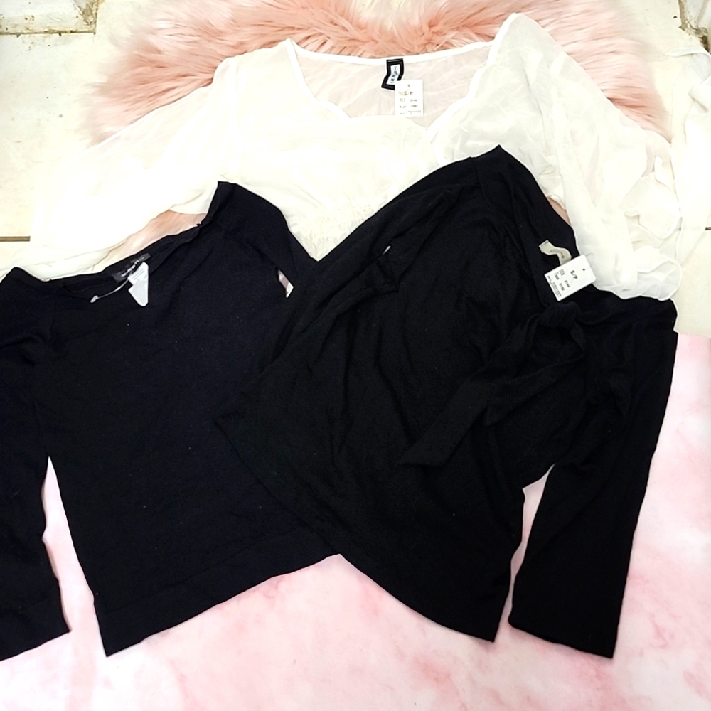 VERY Y2K!! BRAND NEW 3CT BUNDLE OF SIRENS TOPS-S